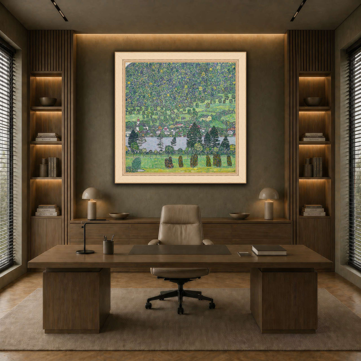 Gustav_Klimt_Waldabhang_bei_Unterach_am_Attersee earth-office
