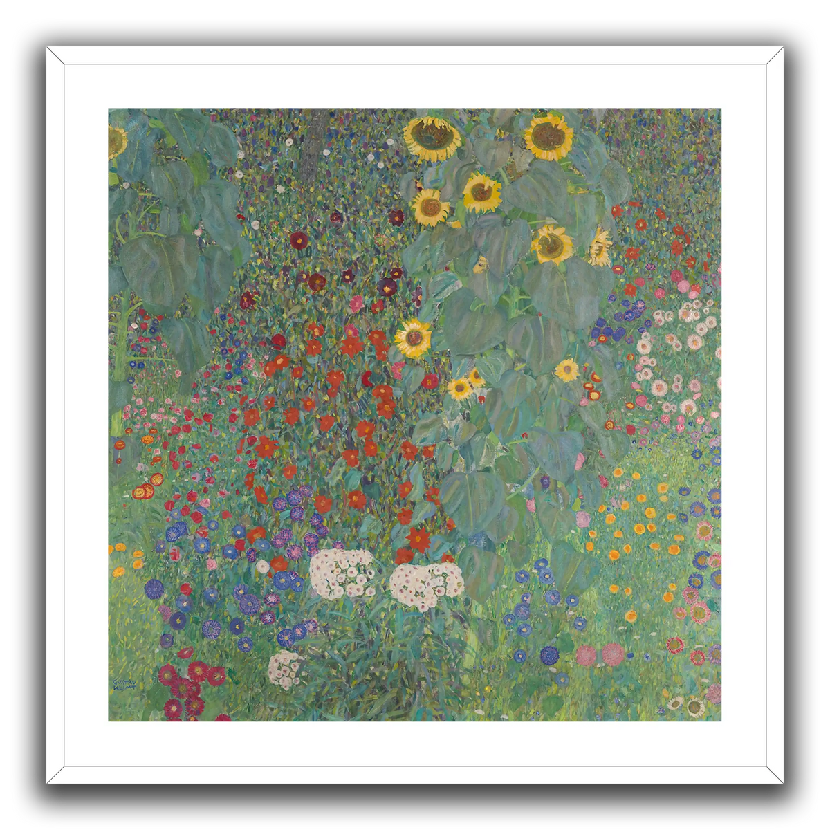 Gustav_Klimt,_1907,_Farm_Garden_with_Sunflower