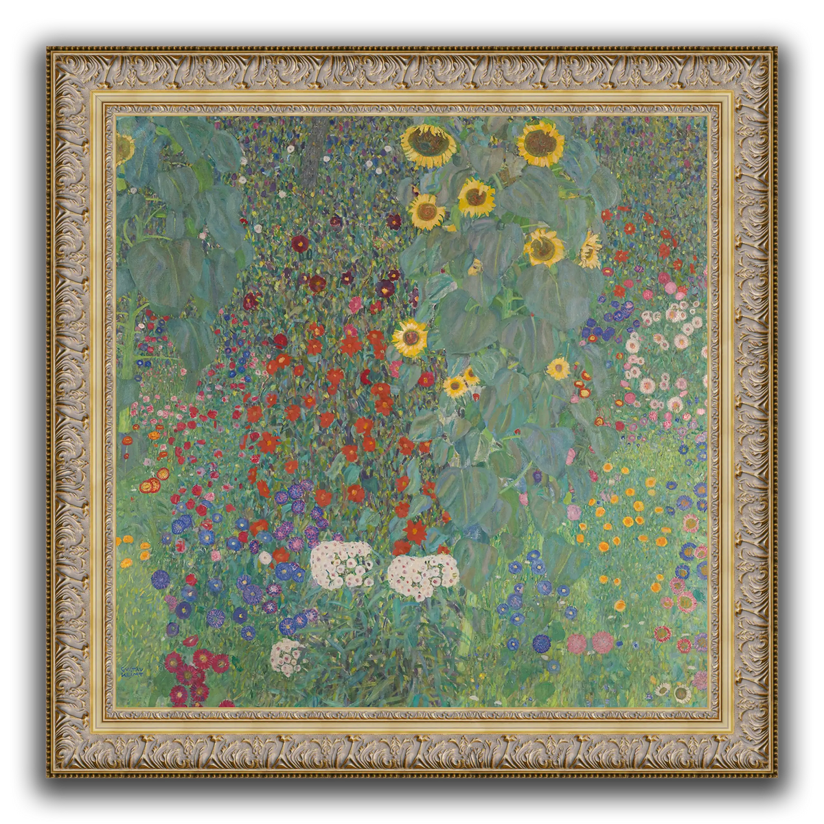 Gustav_Klimt,_1907,_Farm_Garden_with_Sunflower