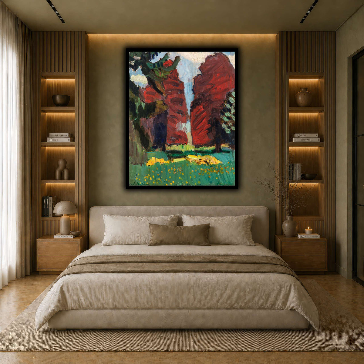 Hêtres_pourpres_Henri_Matisse earth-bedroom