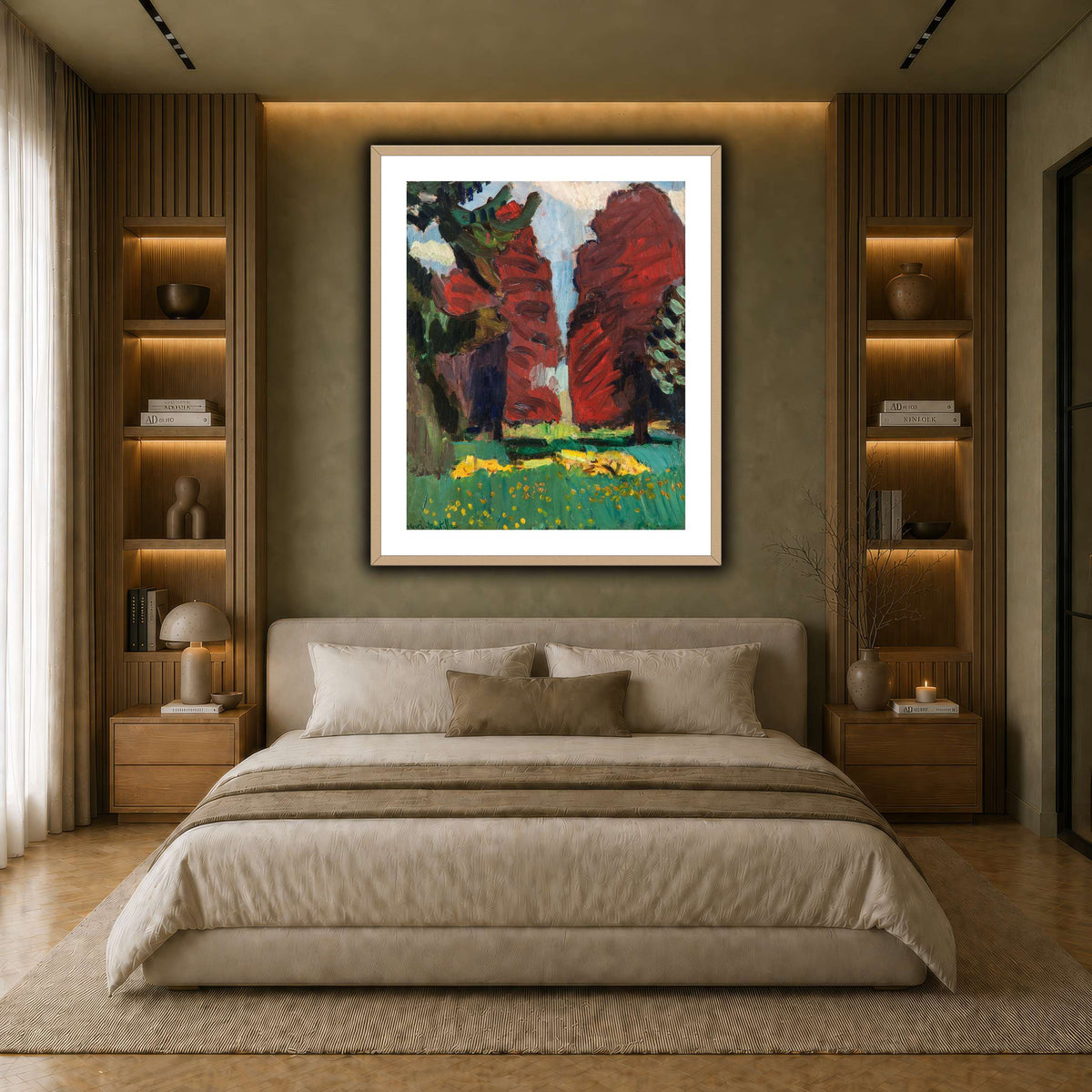 Hêtres_pourpres_Henri_Matisse earth-bedroom