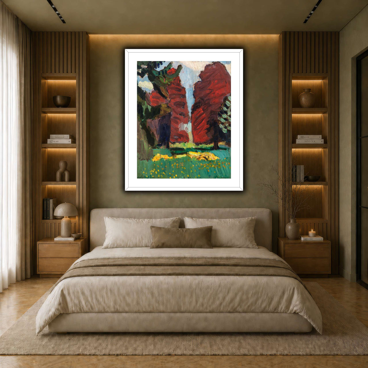 Hêtres_pourpres_Henri_Matisse earth-bedroom