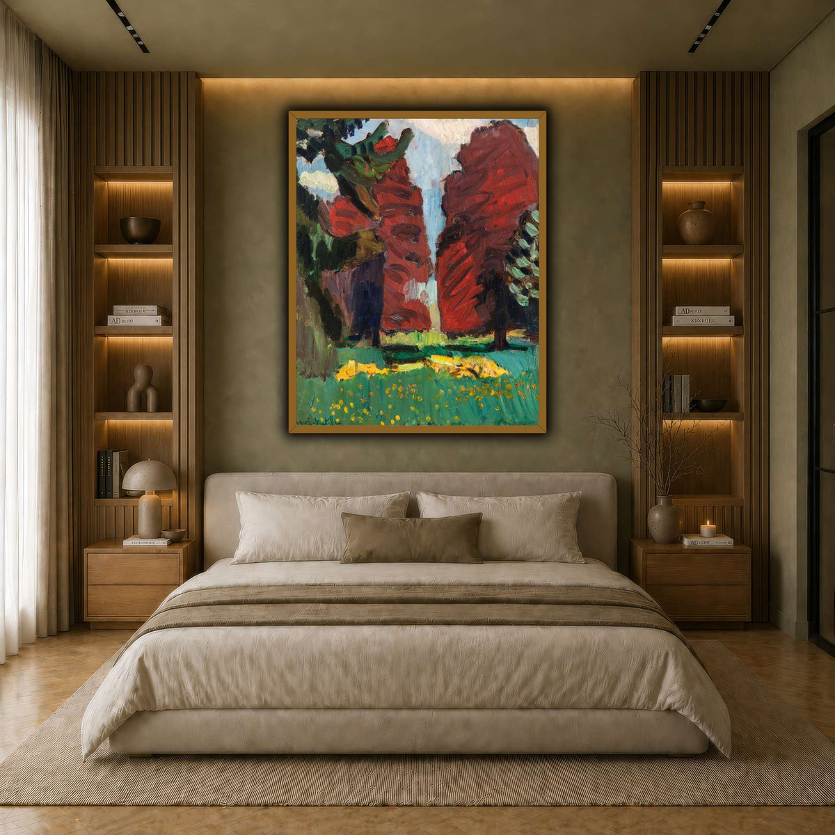 Hêtres_pourpres_Henri_Matisse earth-bedroom