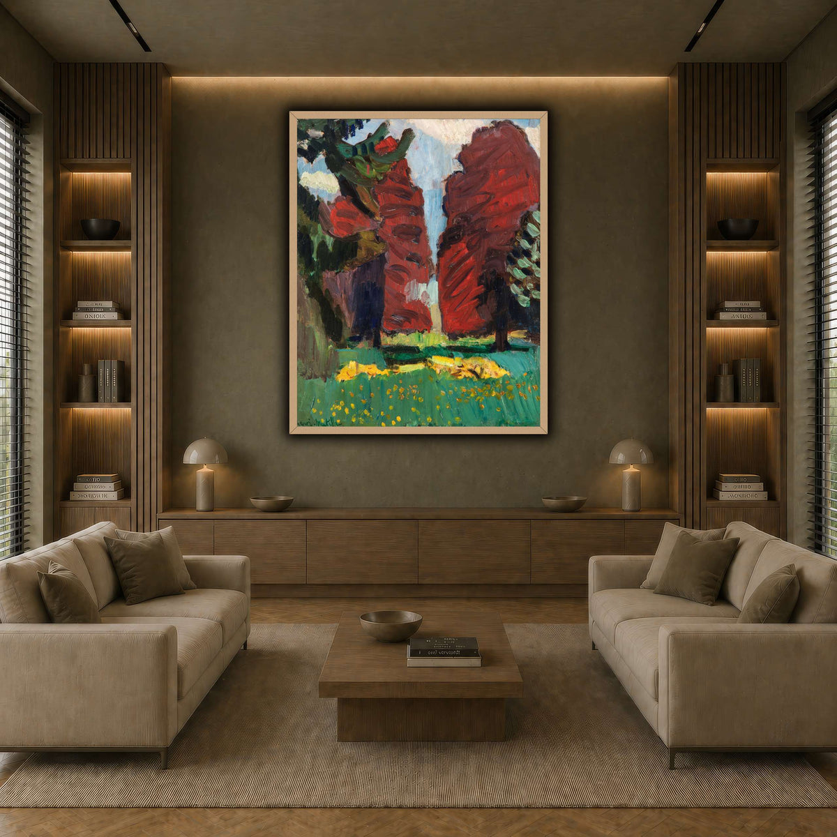 Hêtres_pourpres_Henri_Matisse earth-living room