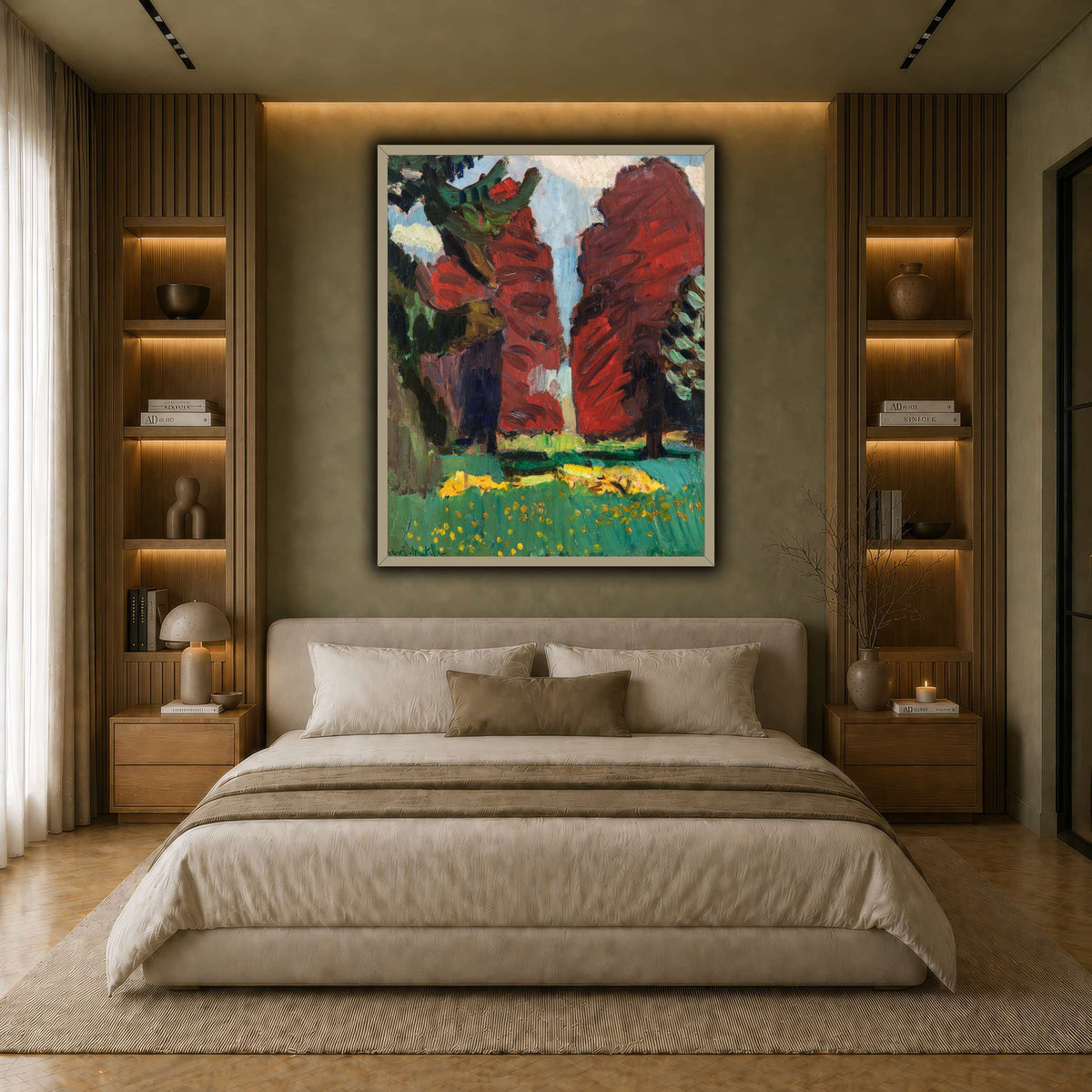 Hêtres_pourpres_Henri_Matisse earth-bedroom