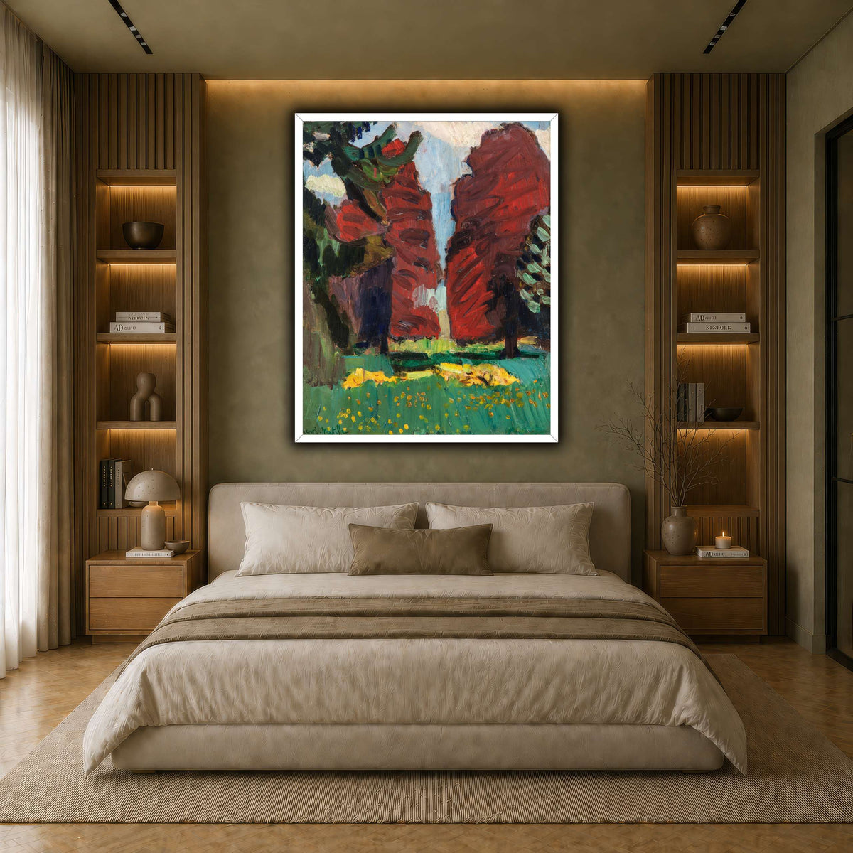 Hêtres_pourpres_Henri_Matisse earth-bedroom