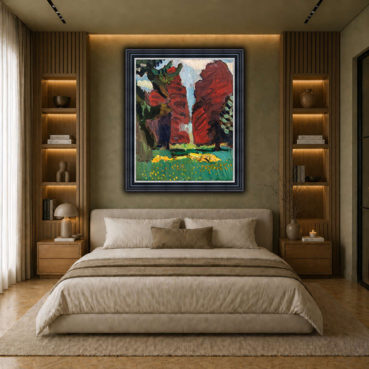 Hêtres_pourpres_Henri_Matisse earth-bedroom