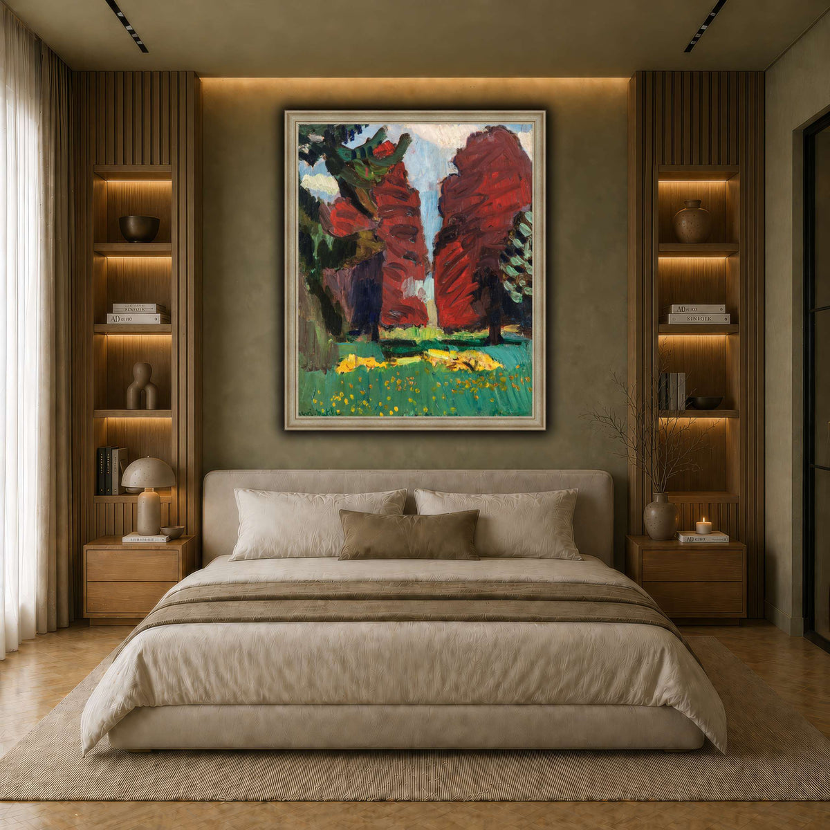 Hêtres_pourpres_Henri_Matisse earth-bedroom