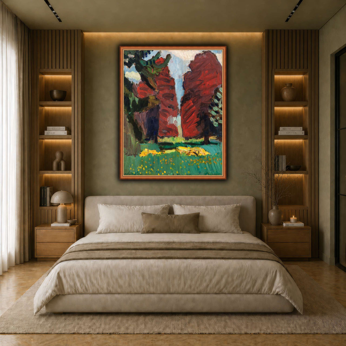 Hêtres_pourpres_Henri_Matisse earth-bedroom