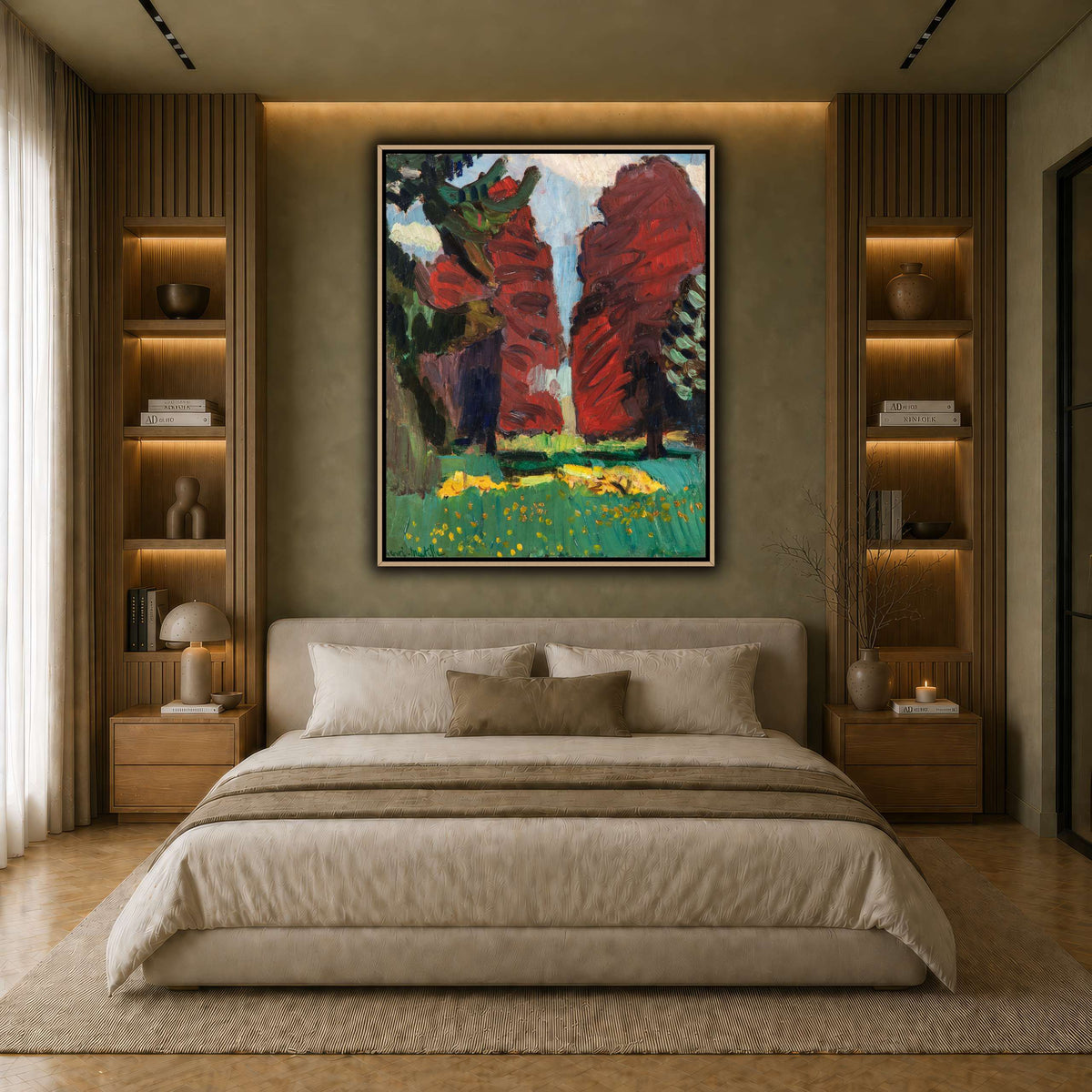 Hêtres_pourpres_Henri_Matisse earth-bedroom