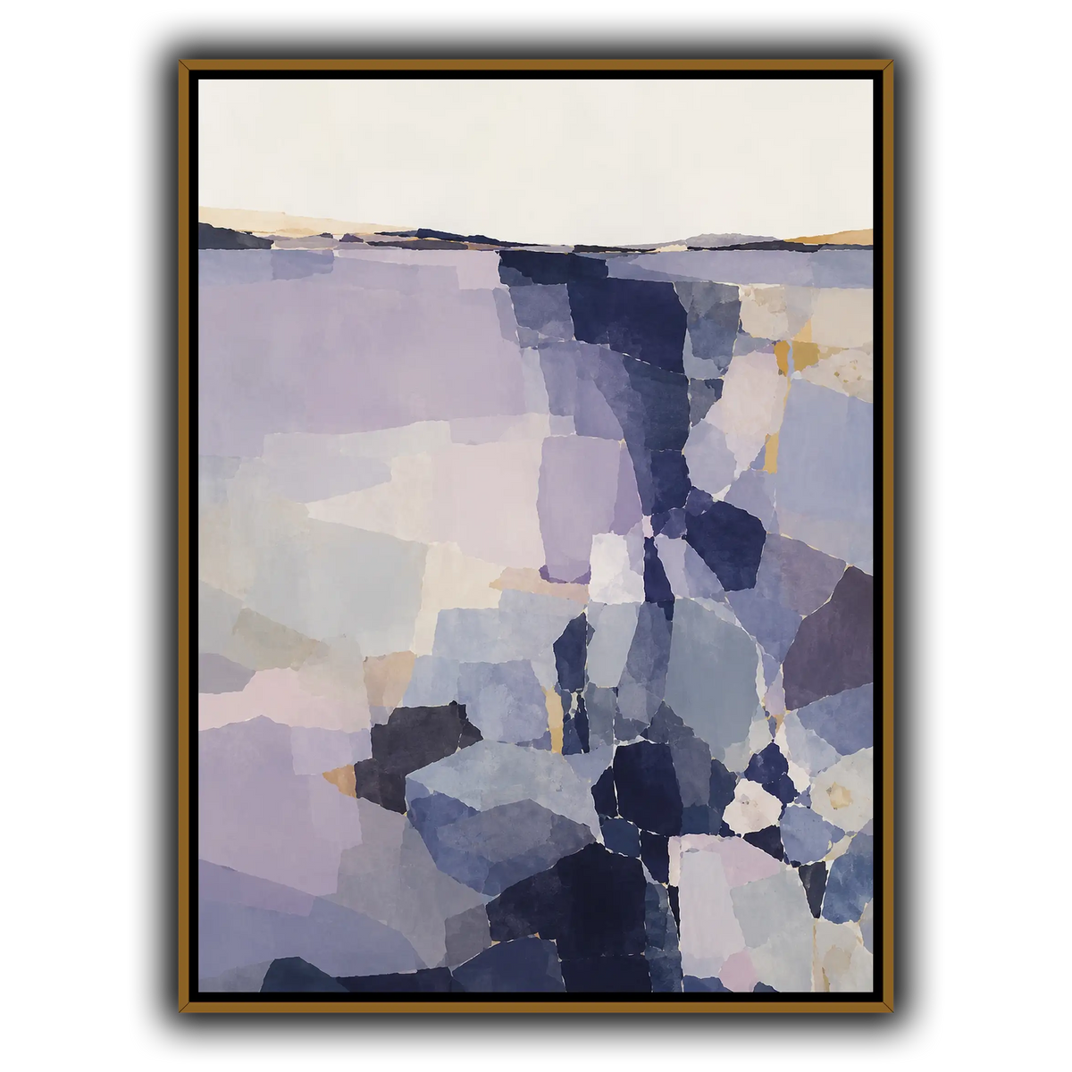 Indigo Fragments Over Lavender Reach-2