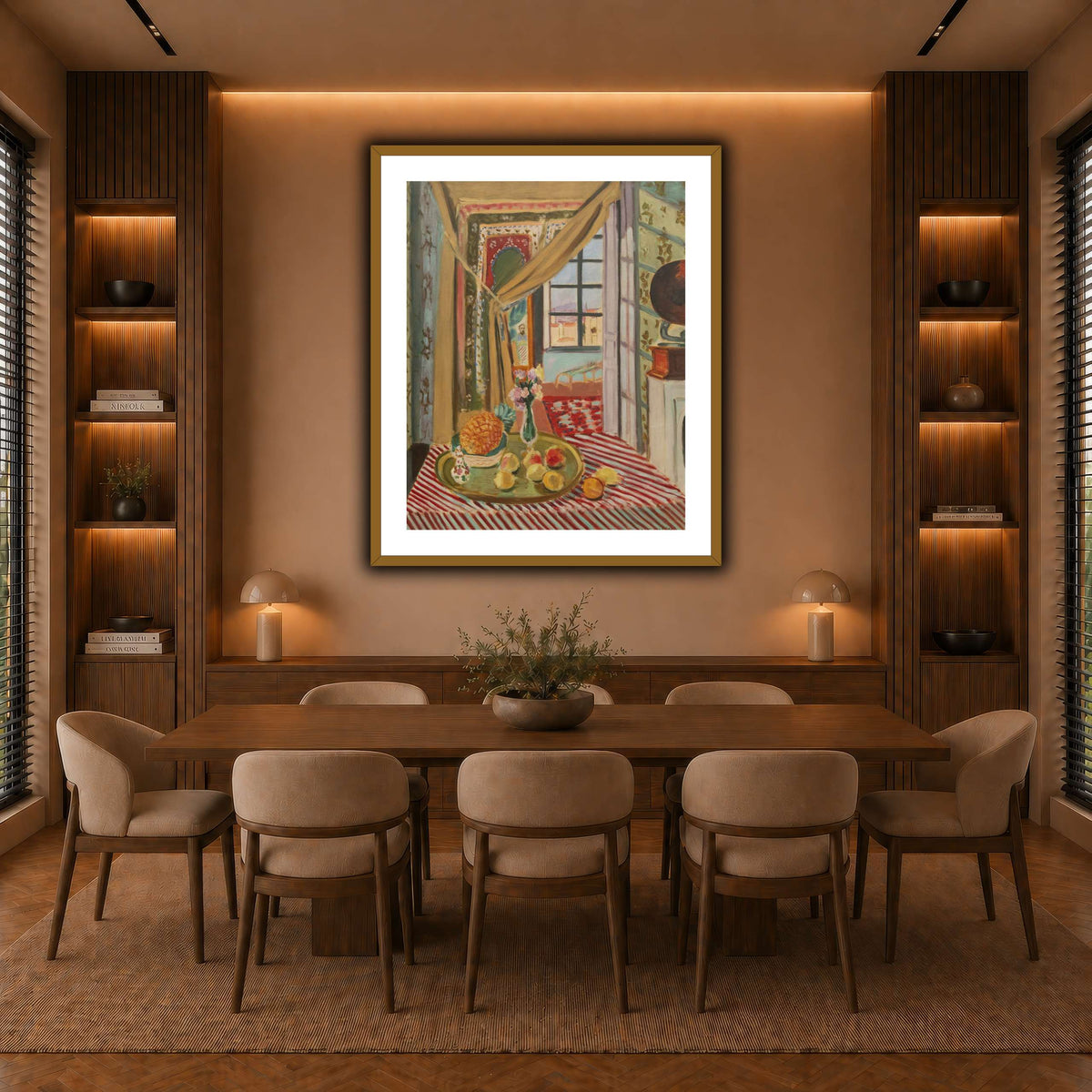 Intérieur_au_phonographe_Henri_Matisse warm-dining room