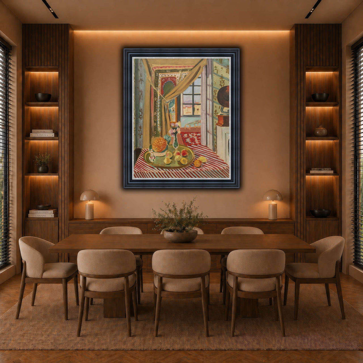 Intérieur_au_phonographe_Henri_Matisse warm-dining room