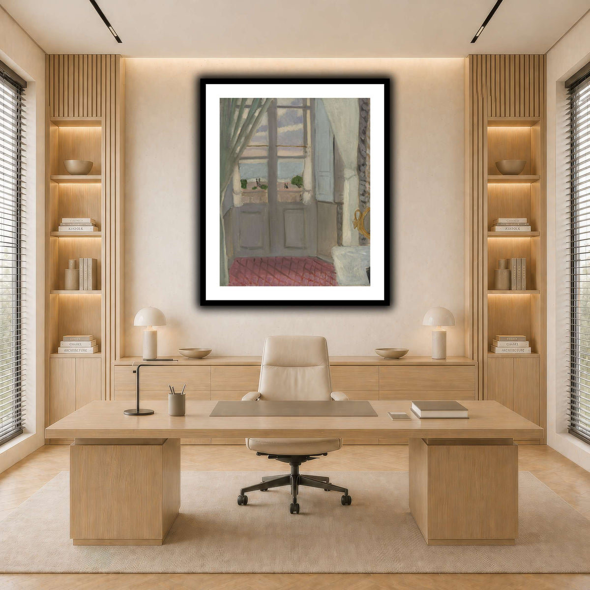Interior_(La_Fenêtre_Fermée)_Henri_Matisse light neutral-office