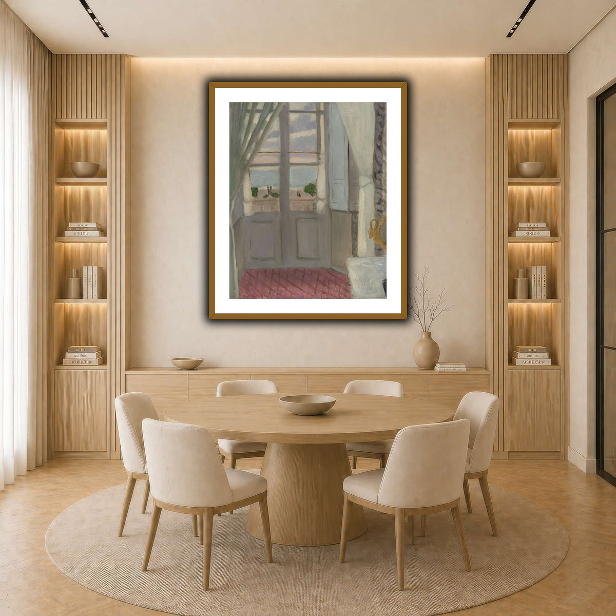Interior_(La_Fenêtre_Fermée)_Henri_Matisse light neutral-dining room