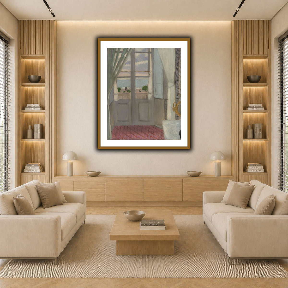 Interior_(La_Fenêtre_Fermée)_Henri_Matisse light neutral-living room