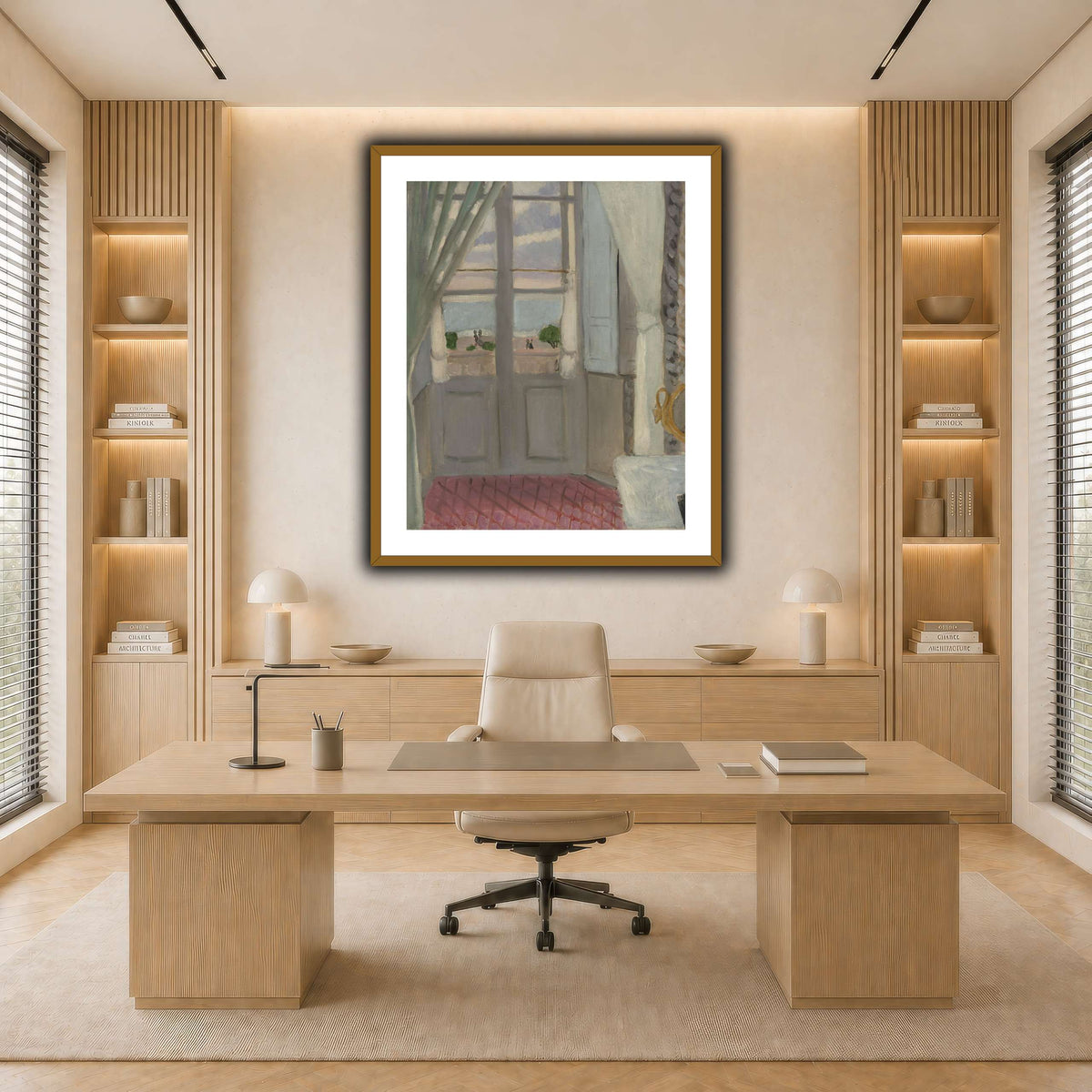Interior_(La_Fenêtre_Fermée)_Henri_Matisse light neutral-office