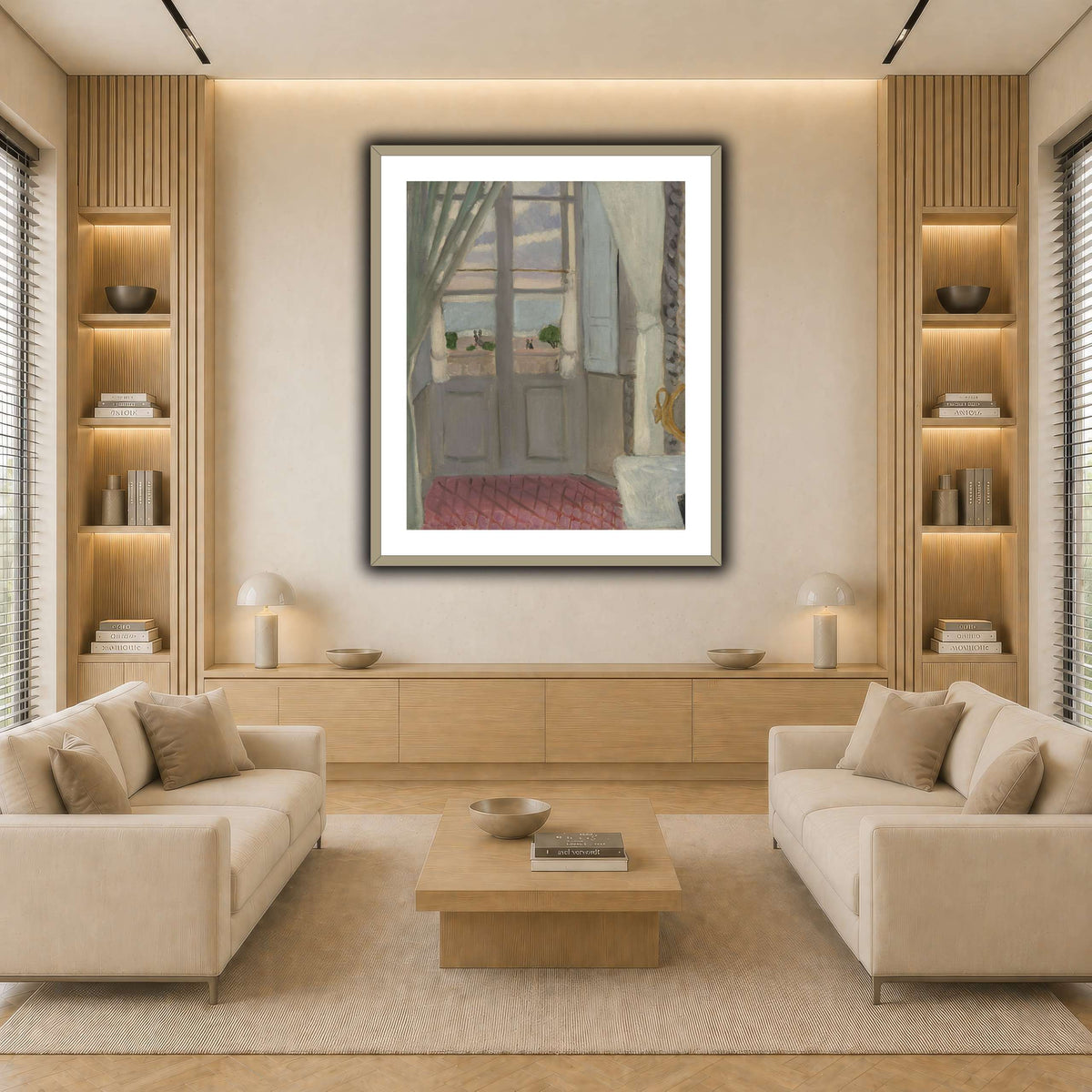 Interior_(La_Fenêtre_Fermée)_Henri_Matisse light neutral-living room