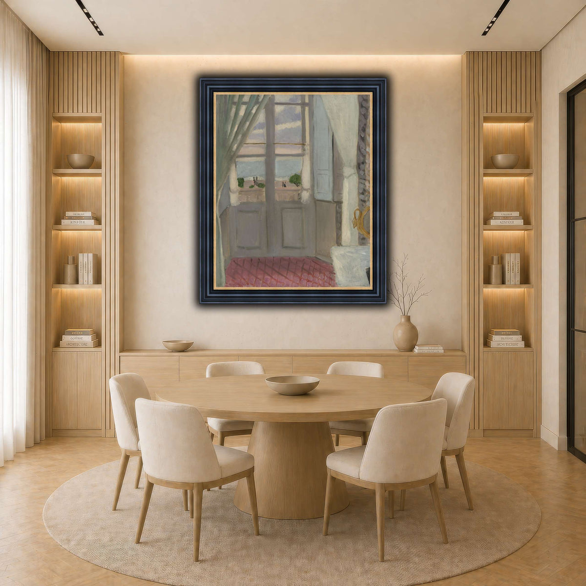 Interior_(La_Fenêtre_Fermée)_Henri_Matisse light neutral-dining room
