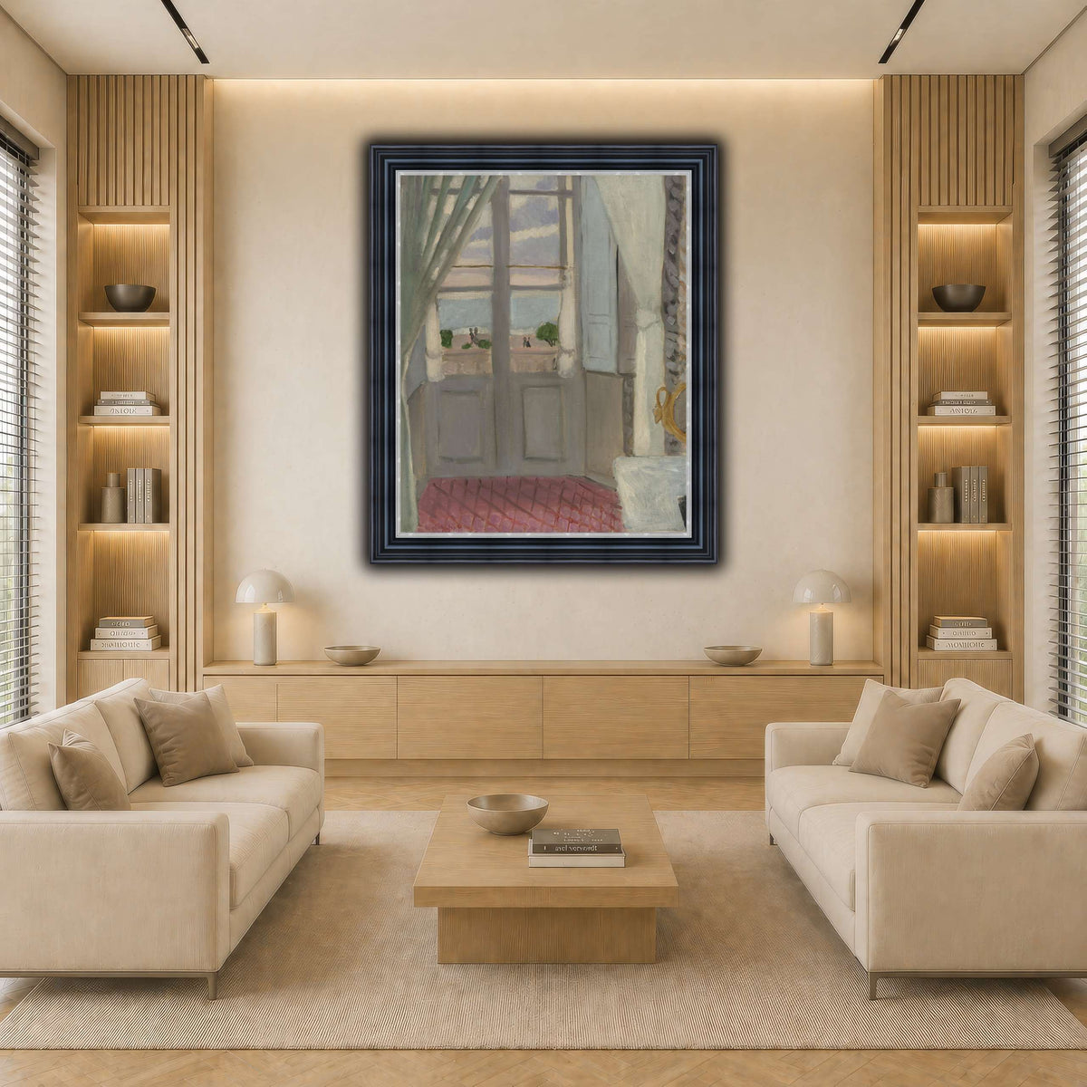 Interior_(La_Fenêtre_Fermée)_Henri_Matisse light neutral-living room