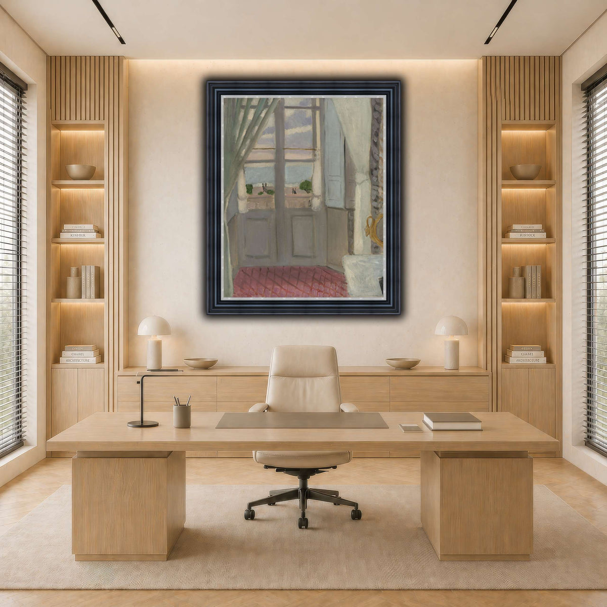 Interior_(La_Fenêtre_Fermée)_Henri_Matisse light neutral-office