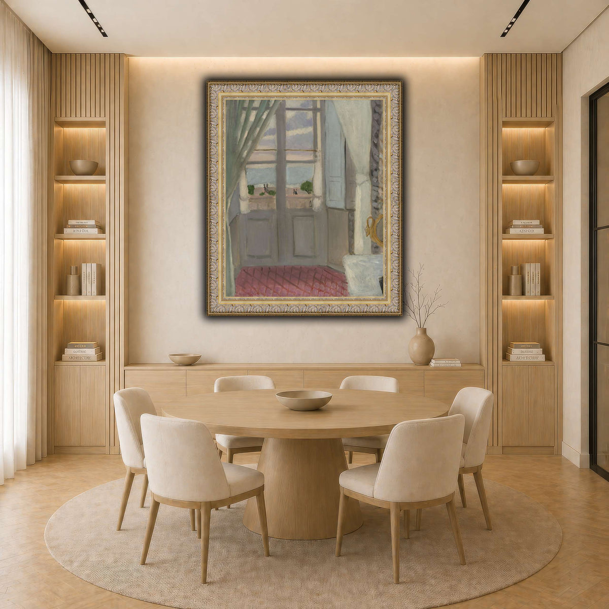 Interior_(La_Fenêtre_Fermée)_Henri_Matisse light neutral-dining room