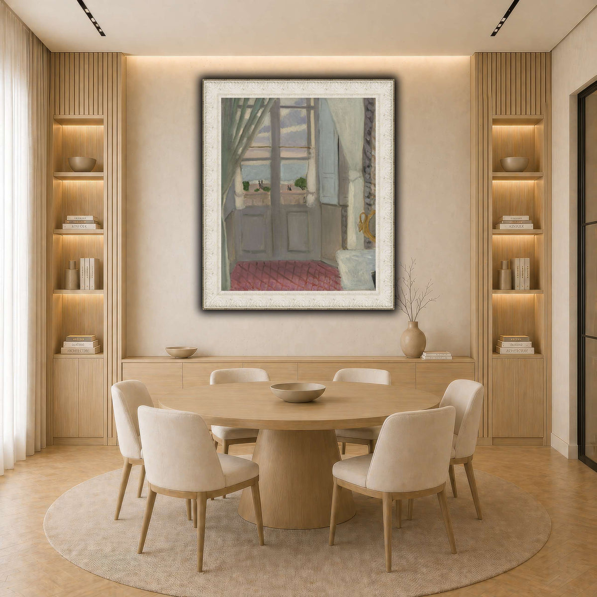 Interior_(La_Fenêtre_Fermée)_Henri_Matisse light neutral-dining room