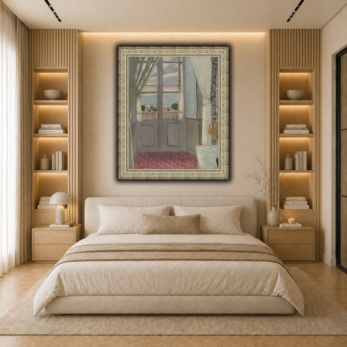 Interior_(La_Fenêtre_Fermée)_Henri_Matisse light neutral- bedroom