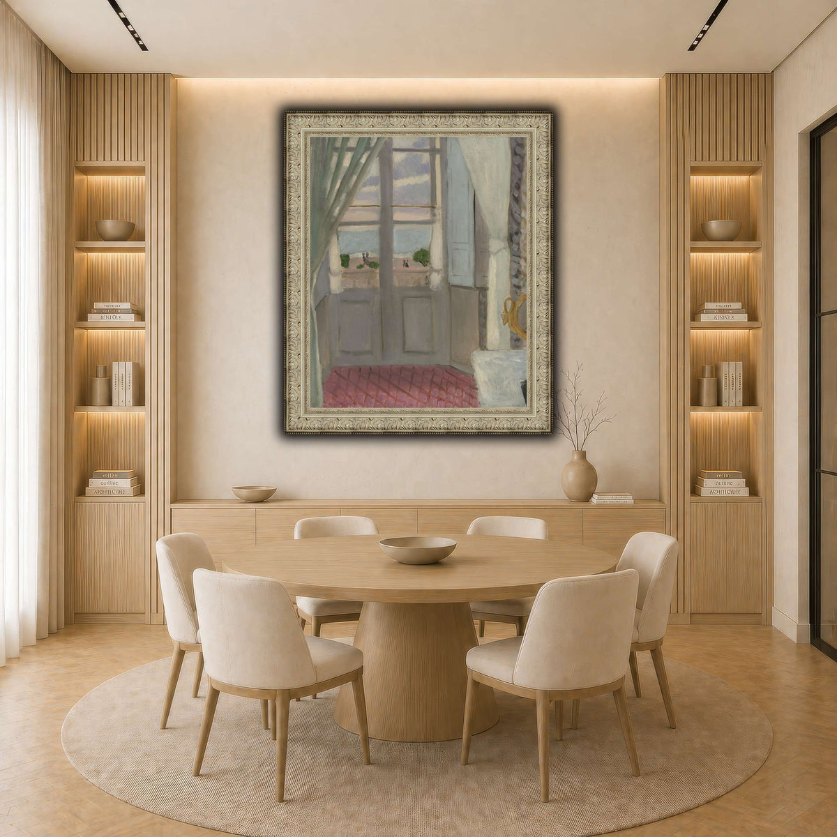 Interior_(La_Fenêtre_Fermée)_Henri_Matisse light neutral-dining room