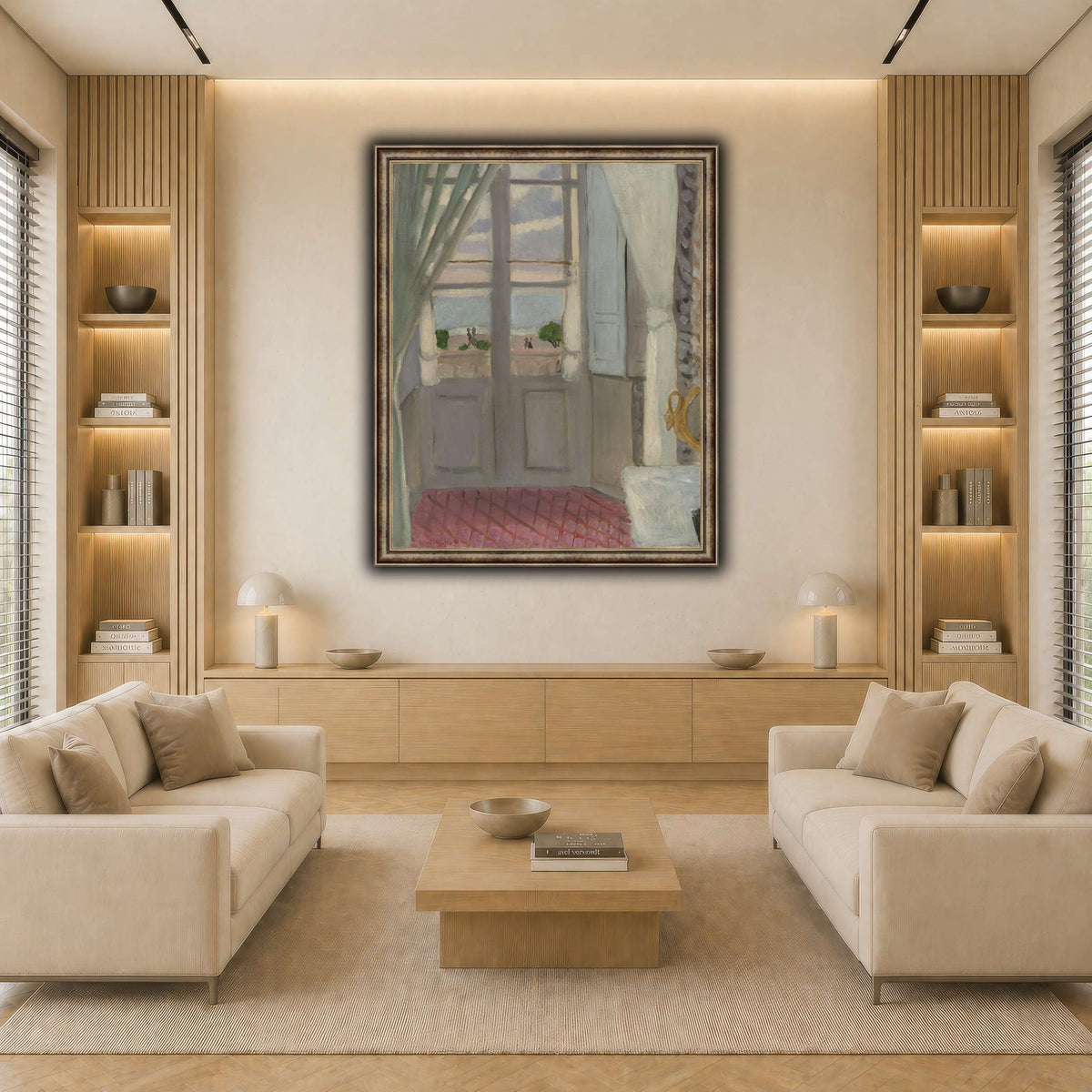Interior_(La_Fenêtre_Fermée)_Henri_Matisse light neutral-living room