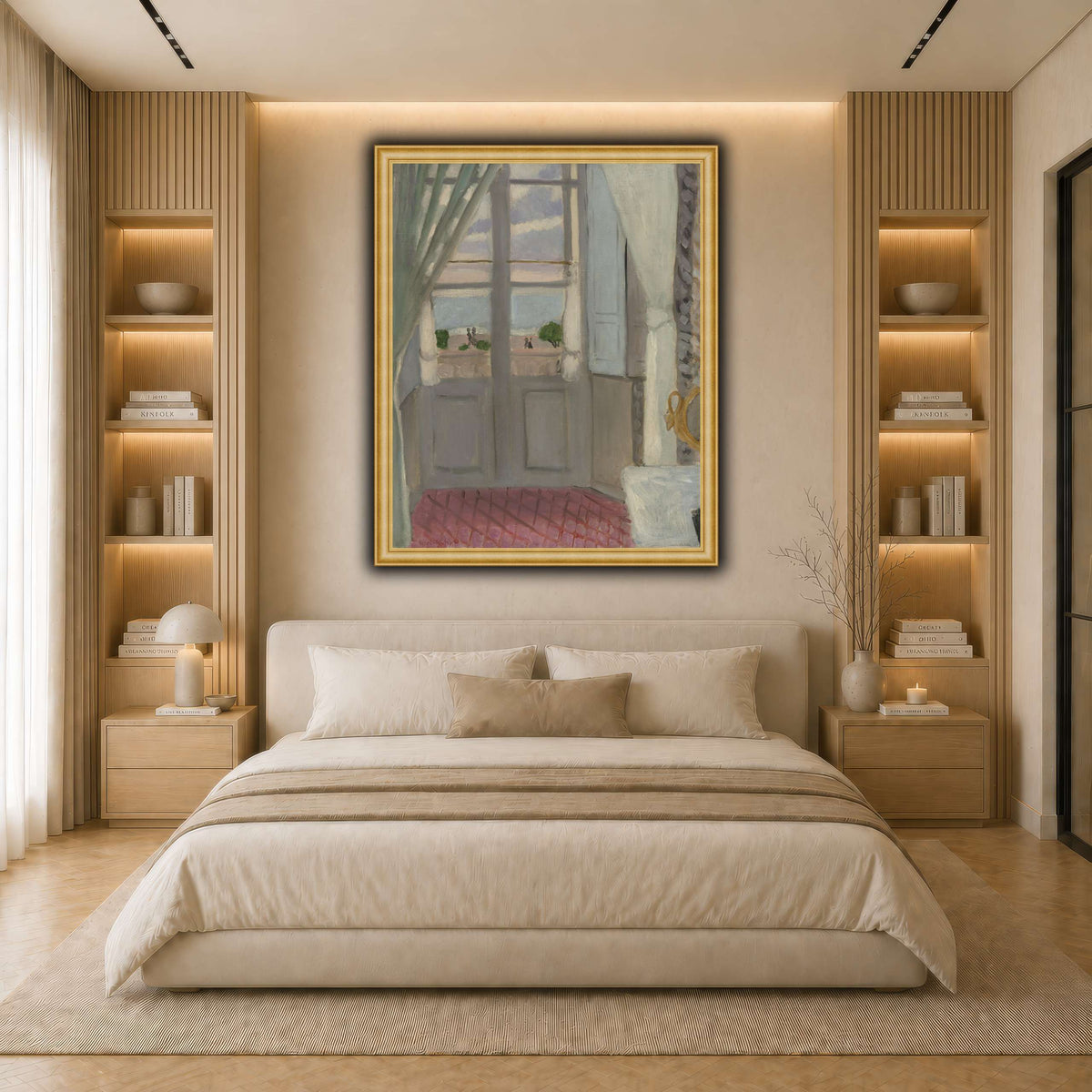 Interior_(La_Fenêtre_Fermée)_Henri_Matisse light neutral- bedroom