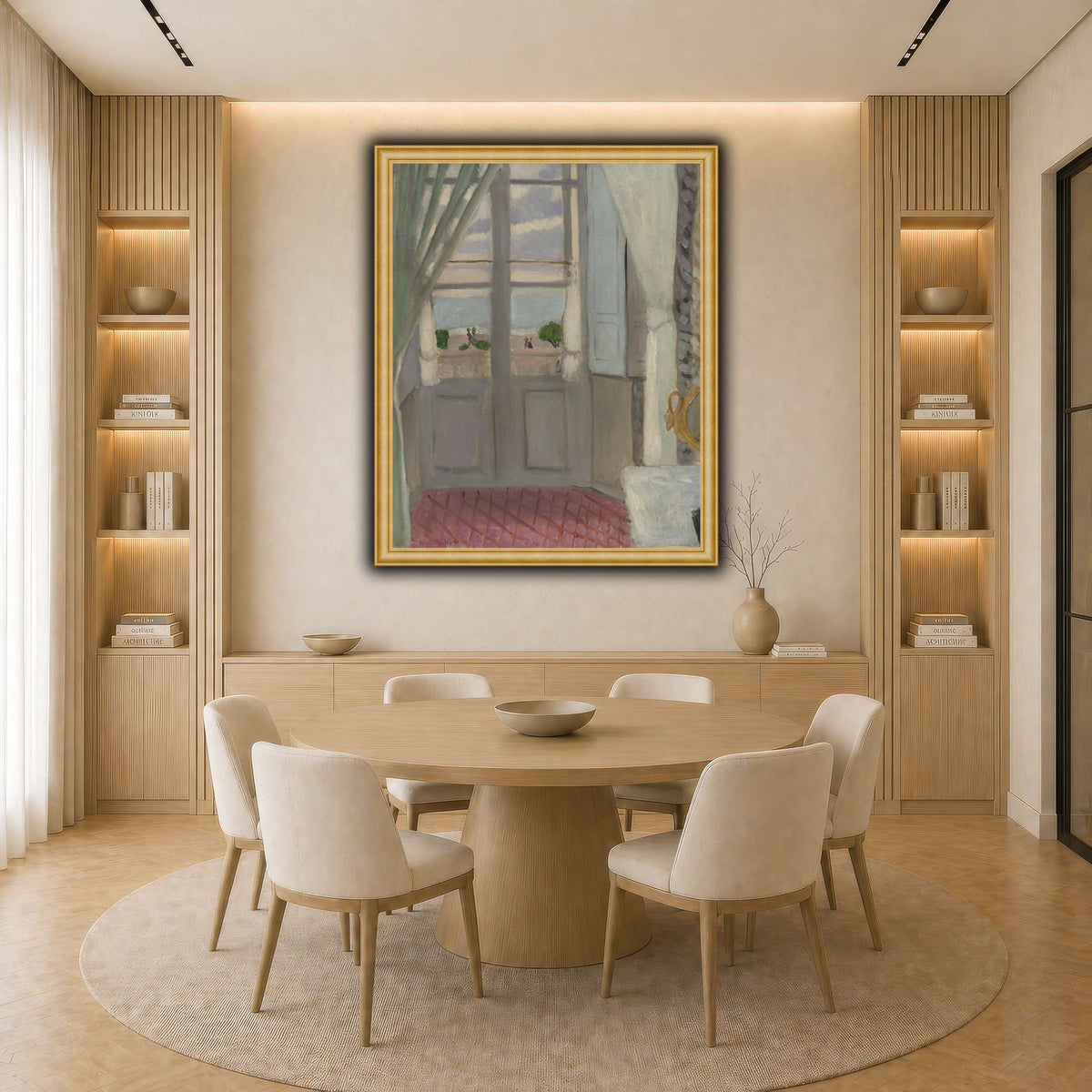 Interior_(La_Fenêtre_Fermée)_Henri_Matisse light neutral-dining room