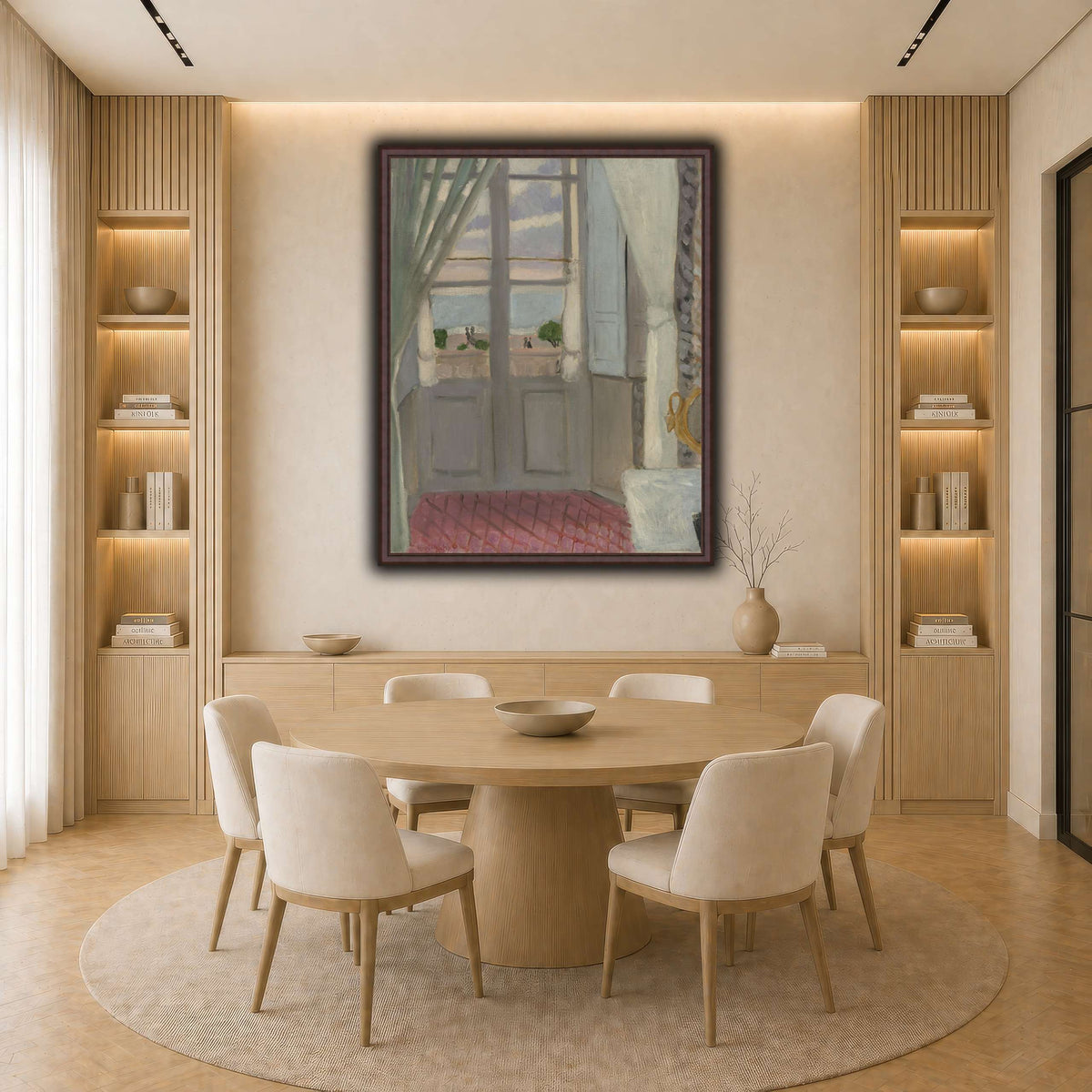 Interior_(La_Fenêtre_Fermée)_Henri_Matisse light neutral-dining room