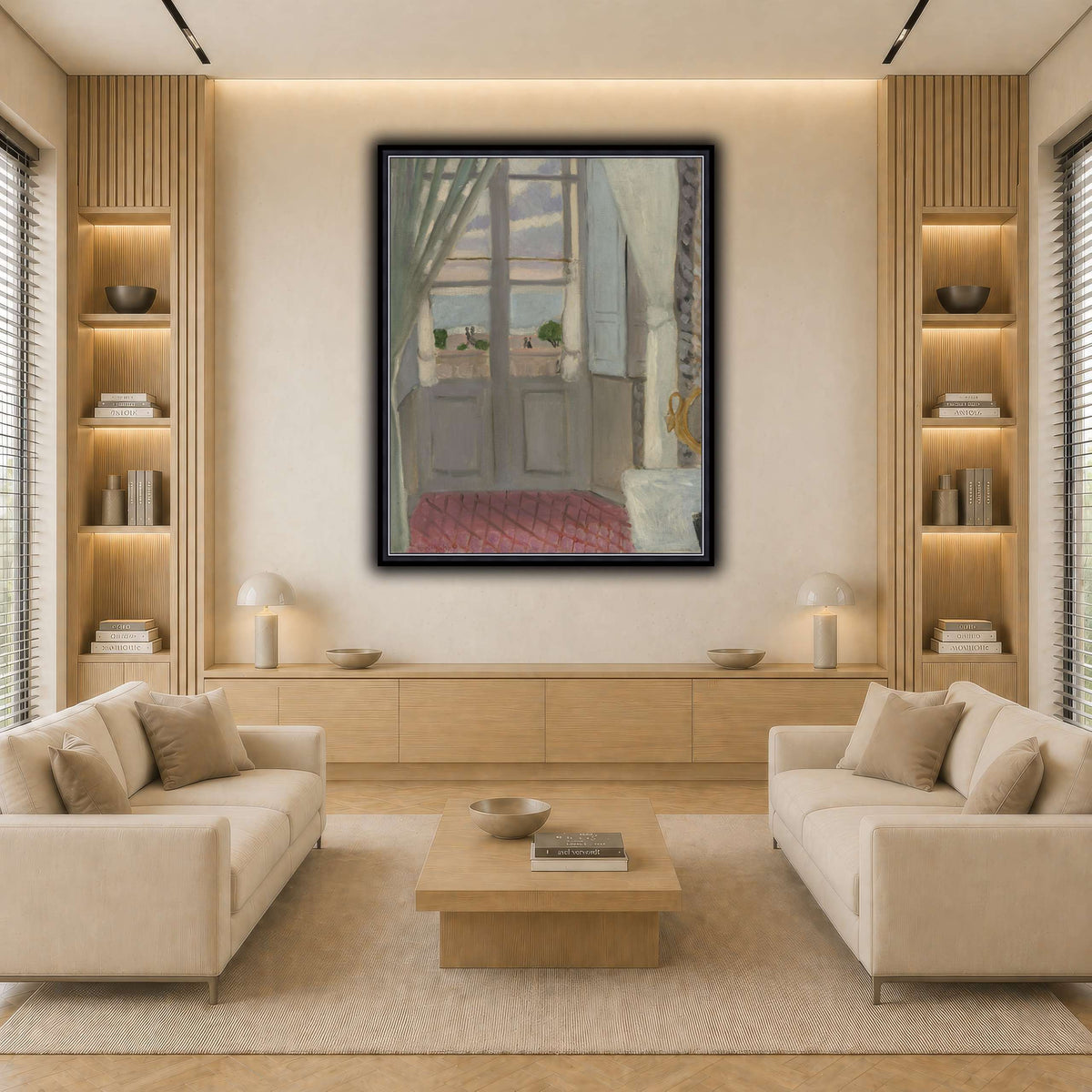 Interior_(La_Fenêtre_Fermée)_Henri_Matisse light neutral-living room