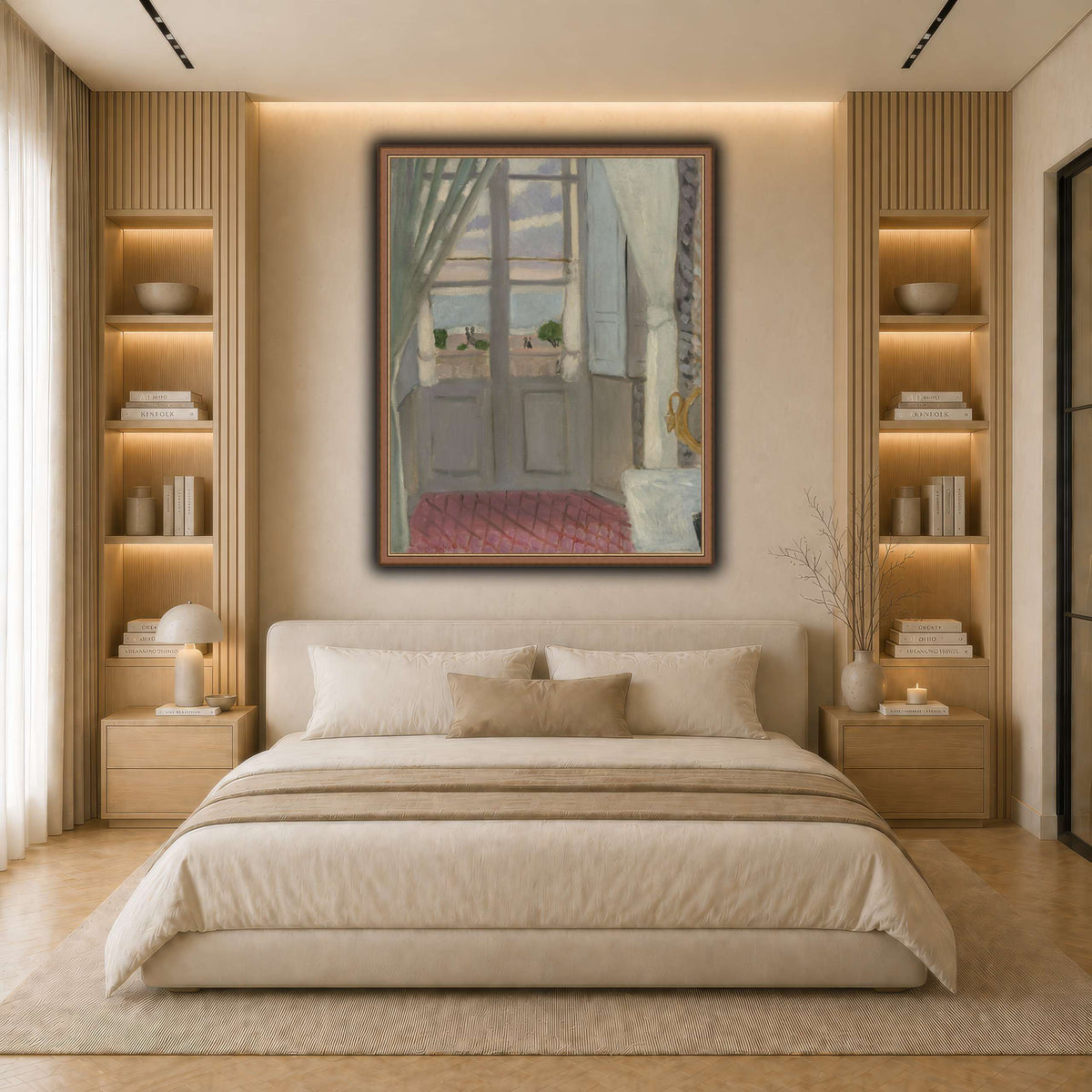 Interior_(La_Fenêtre_Fermée)_Henri_Matisse light neutral- bedroom