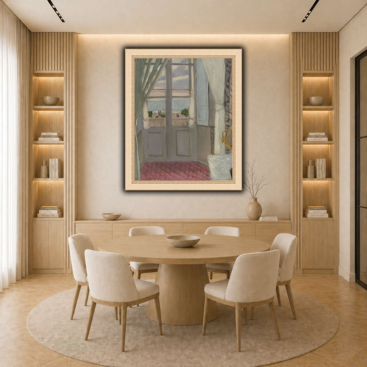 Interior_(La_Fenêtre_Fermée)_Henri_Matisse light neutral-dining room