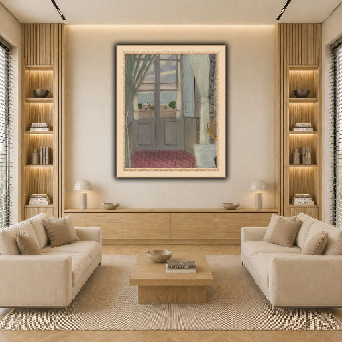 Interior_(La_Fenêtre_Fermée)_Henri_Matisse light neutral-living room