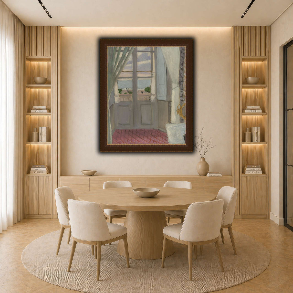 Interior_(La_Fenêtre_Fermée)_Henri_Matisse light neutral-dining room