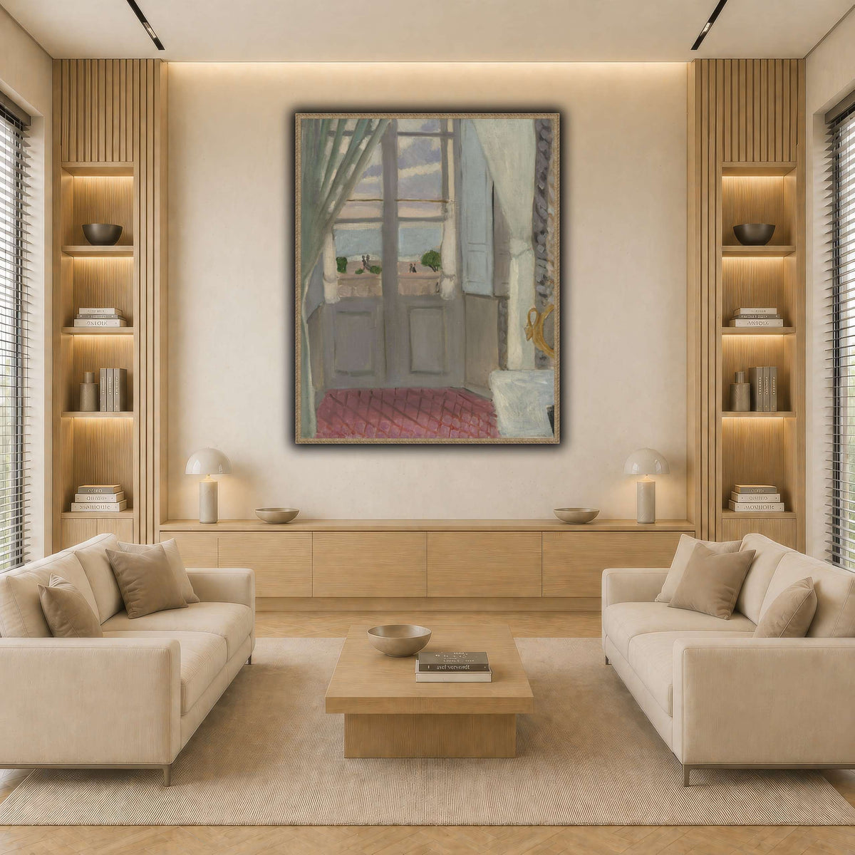 Interior_(La_Fenêtre_Fermée)_Henri_Matisse light neutral-living room