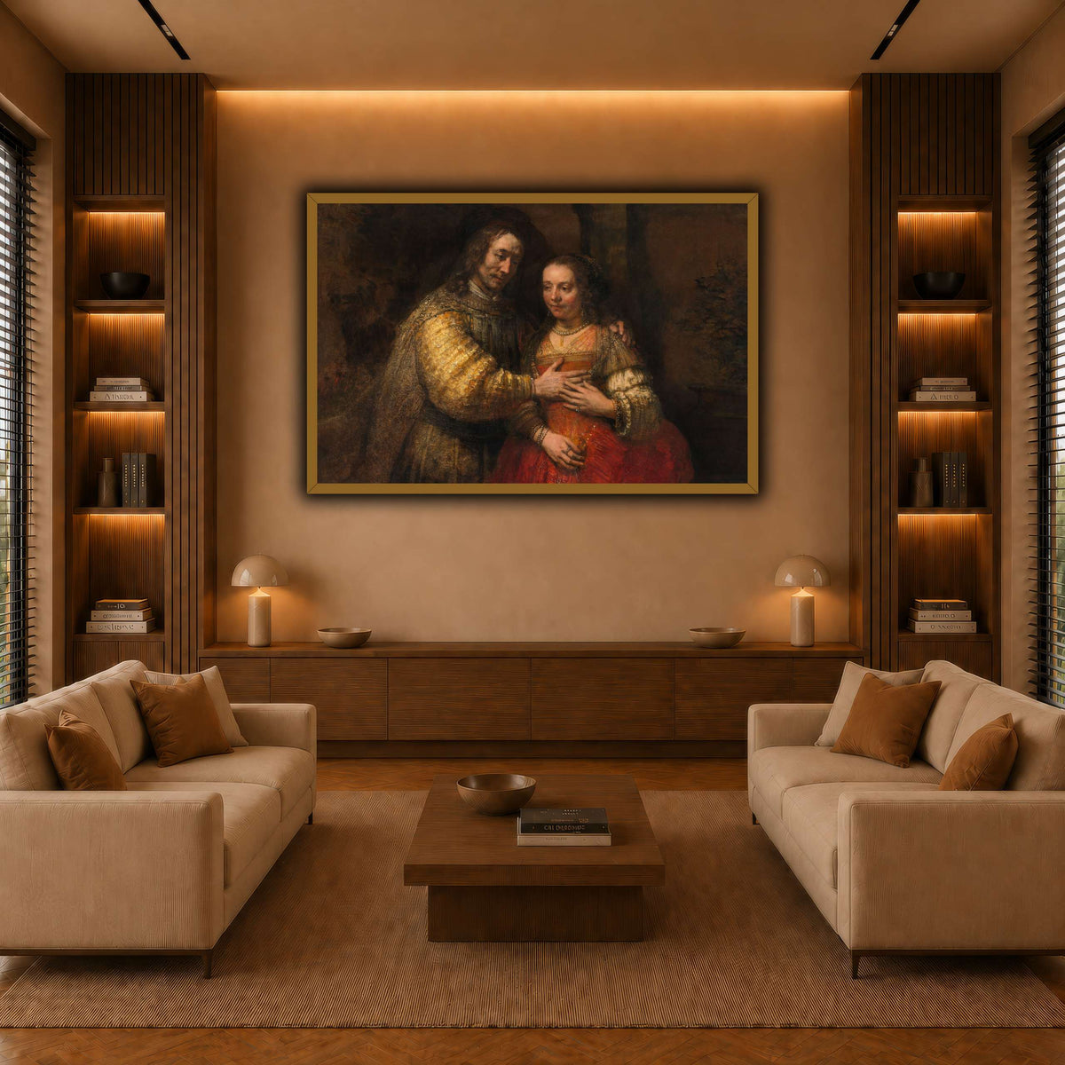 Isaac-and-Rebecca-Known-as-The-Jewish-Bride_Rembrandt-van-Rijn warm-living-room