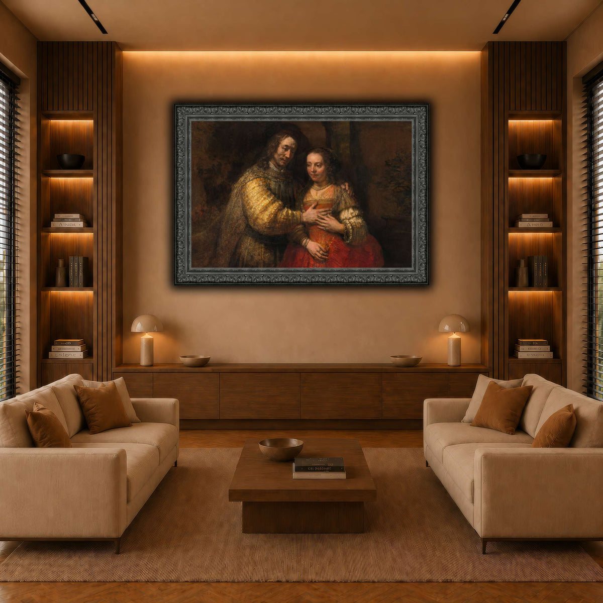 Isaac-and-Rebecca-Known-as-The-Jewish-Bride_Rembrandt-van-Rijn warm-living-room