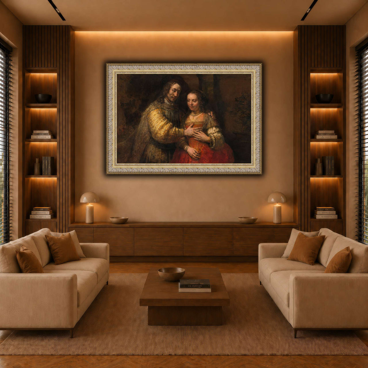 Isaac-and-Rebecca-Known-as-The-Jewish-Bride_Rembrandt-van-Rijn warm-living-room