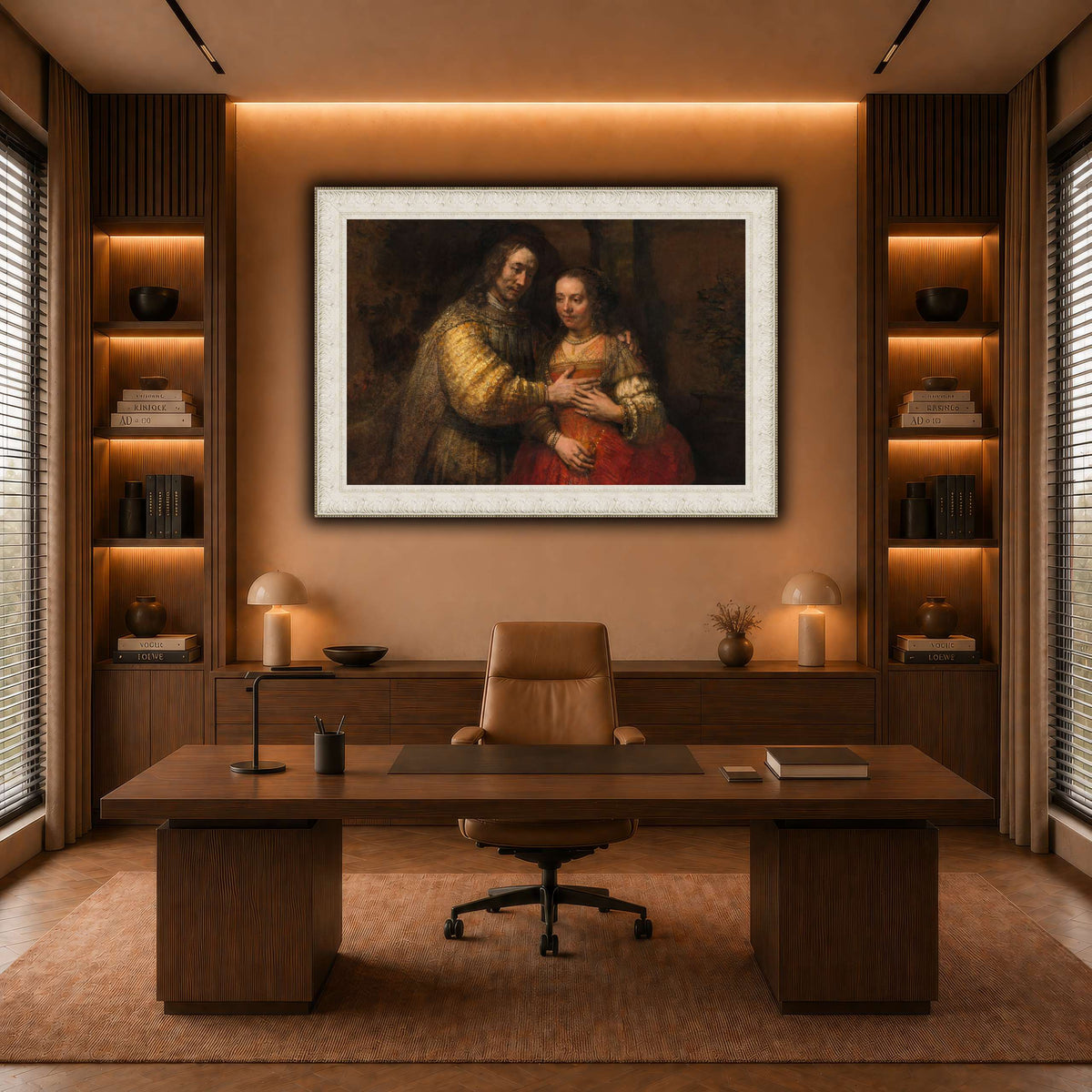 Isaac-and-Rebecca-Known-as-The-Jewish-Bride_Rembrandt-van-Rijn warm-office