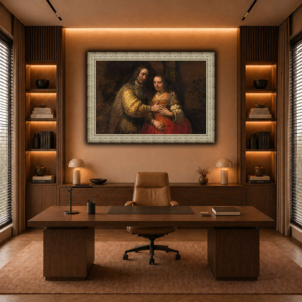 Isaac-and-Rebecca-Known-as-The-Jewish-Bride_Rembrandt-van-Rijn warm-office