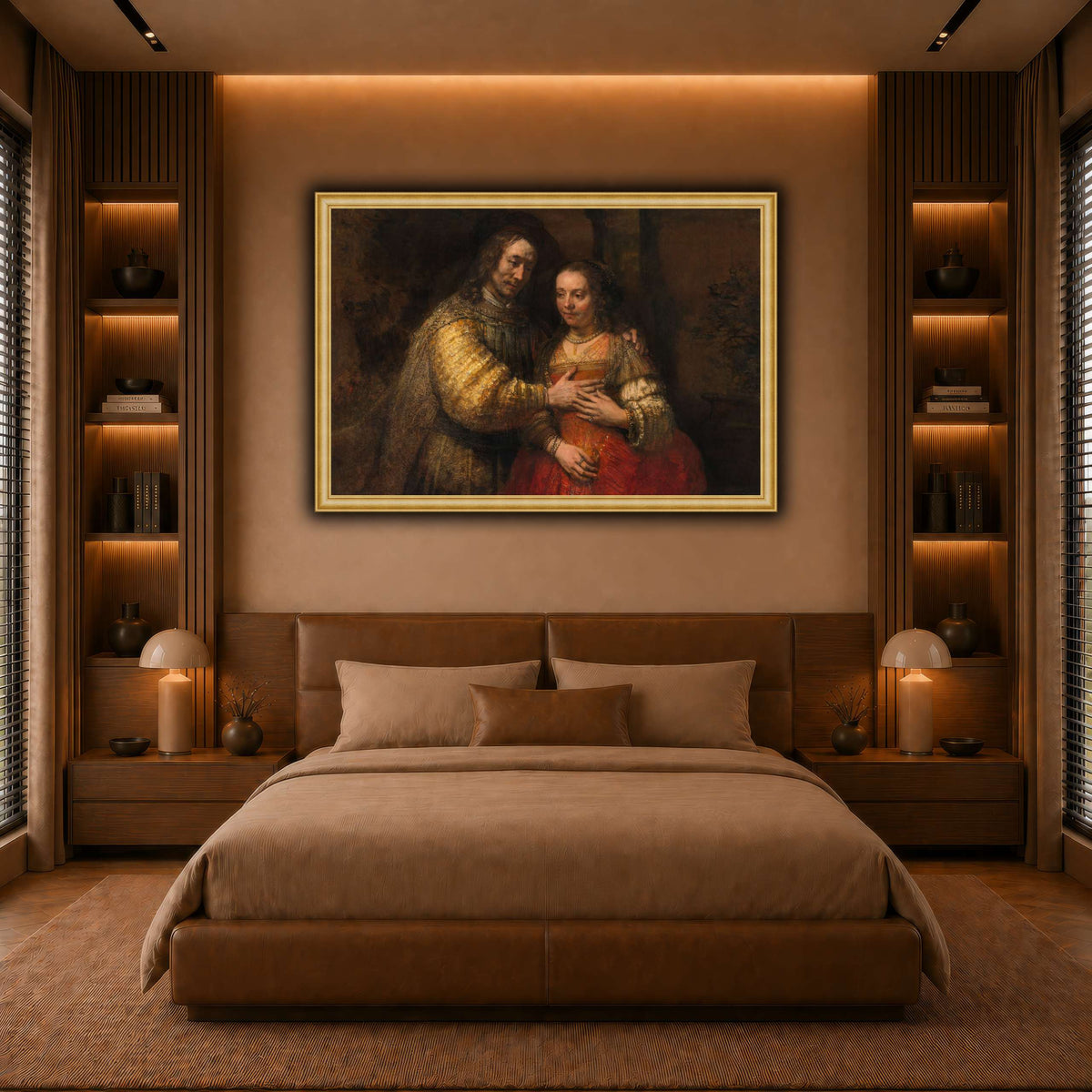 Isaac-and-Rebecca-Known-as-The-Jewish-Bride_Rembrandt-van-Rijn warm-bedroom