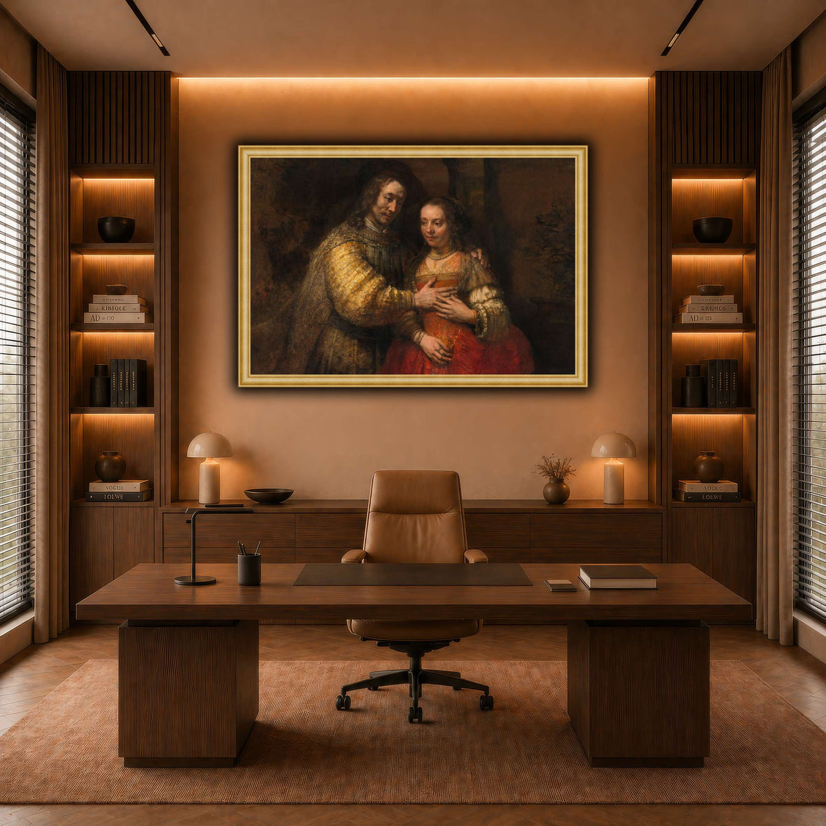 Isaac-and-Rebecca-Known-as-The-Jewish-Bride_Rembrandt-van-Rijn warm-office