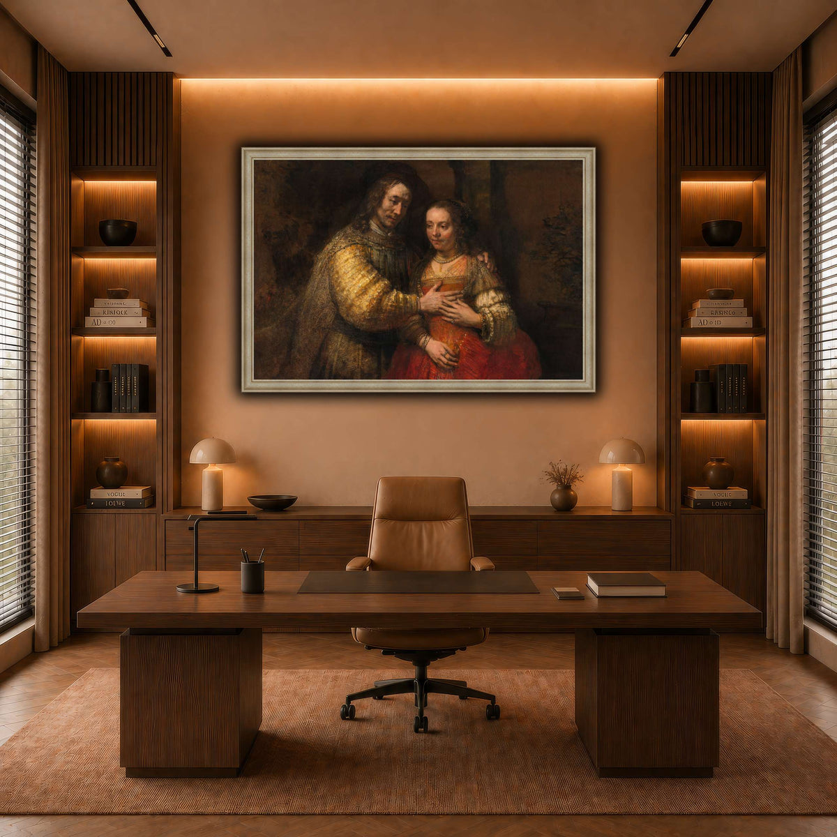 Isaac-and-Rebecca-Known-as-The-Jewish-Bride_Rembrandt-van-Rijn warm-office