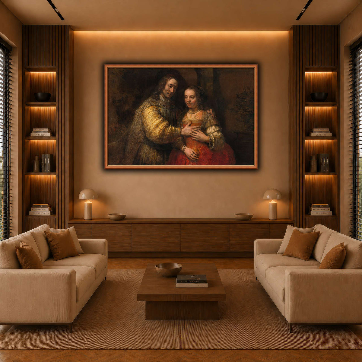 Isaac-and-Rebecca-Known-as-The-Jewish-Bride_Rembrandt-van-Rijn warm-living-room