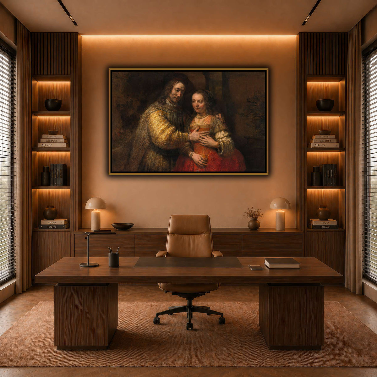Isaac-and-Rebecca-Known-as-The-Jewish-Bride_Rembrandt-van-Rijn warm-office