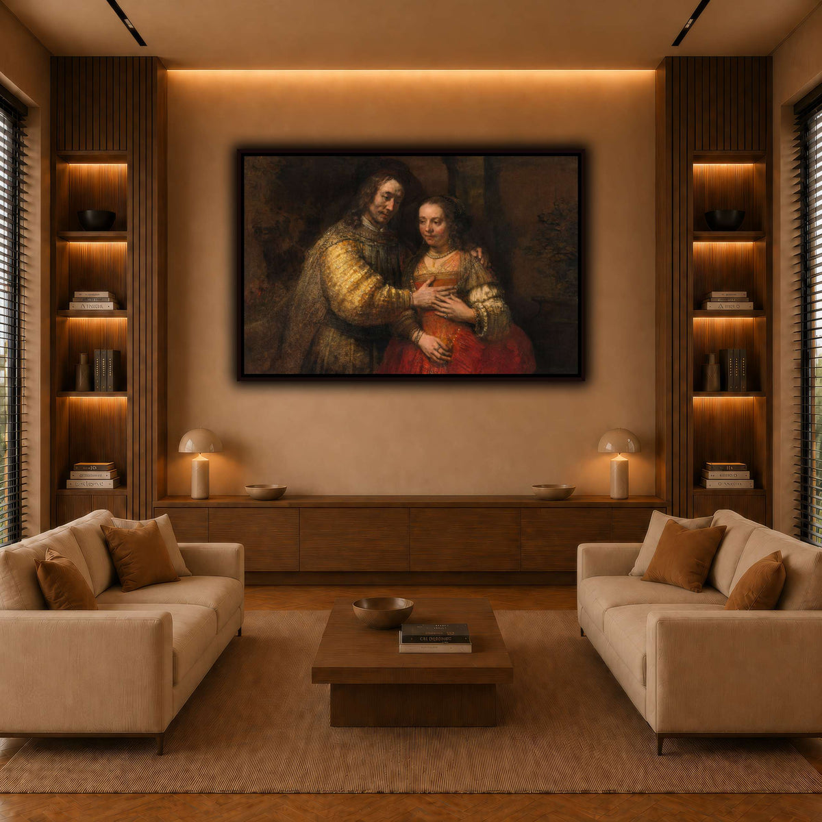 Isaac-and-Rebecca-Known-as-The-Jewish-Bride_Rembrandt-van-Rijn warm-living-room